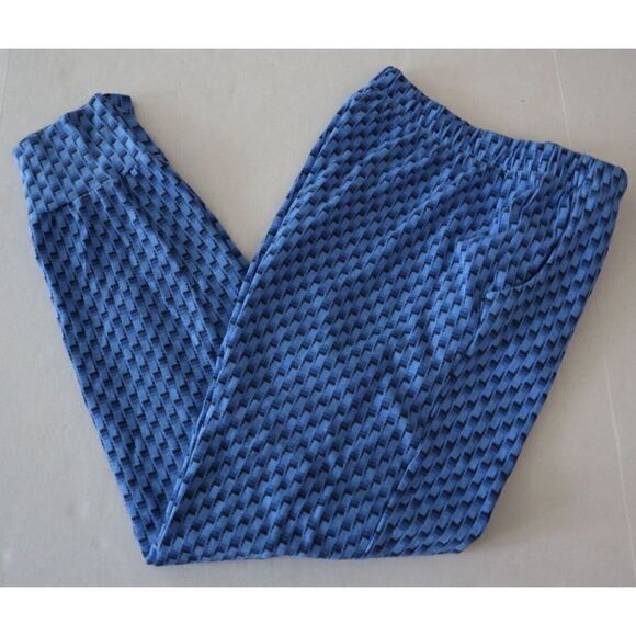 Monrow Women Sz S Blue L/S Button-Up Shirt & Jogger Pants Oversized 2-Pc Set - Picture 14 of 14